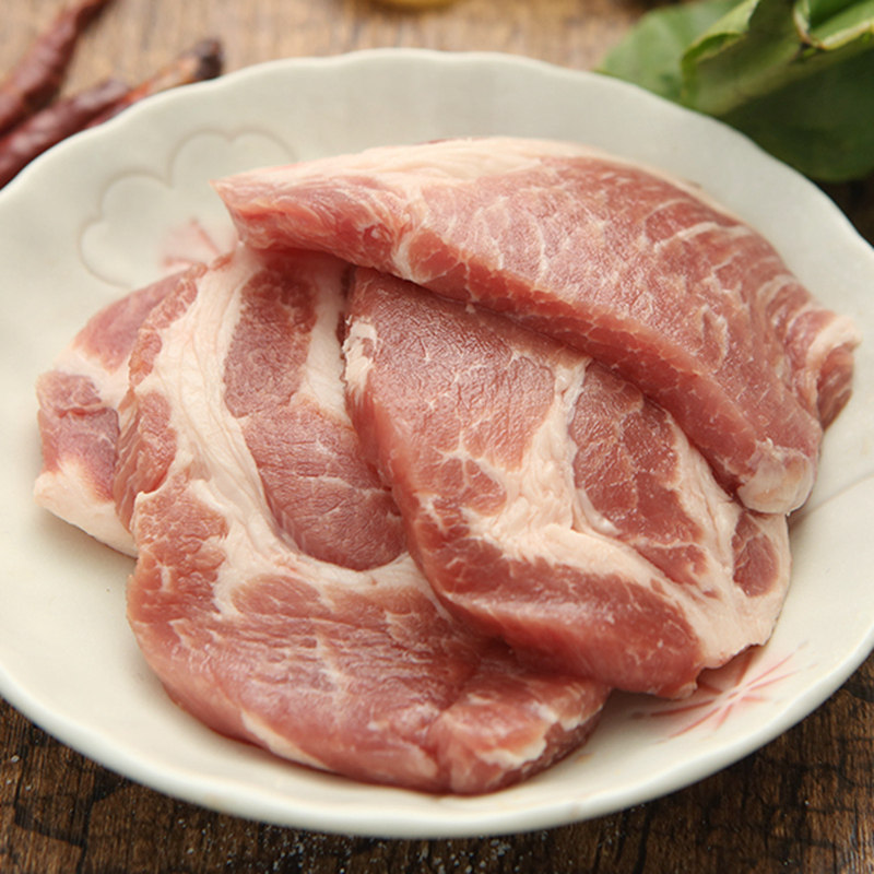 猪肉小汤山散养梅花2斤新鲜基地自产顺丰宅配生猪肉
