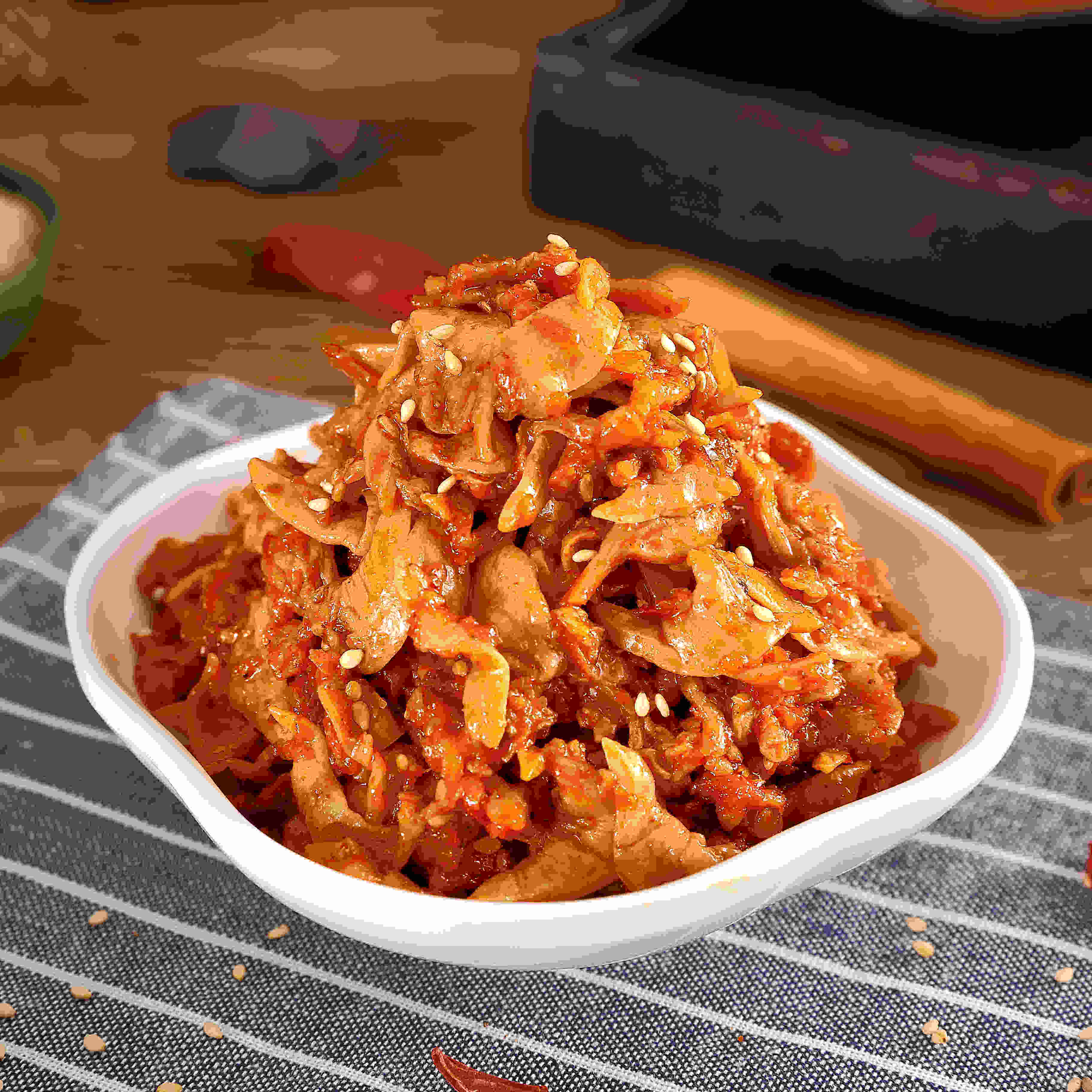 延边朝鲜族拌蚬零食250克包邮嘎啦肉延吉蒜香风味小吃贝类制品