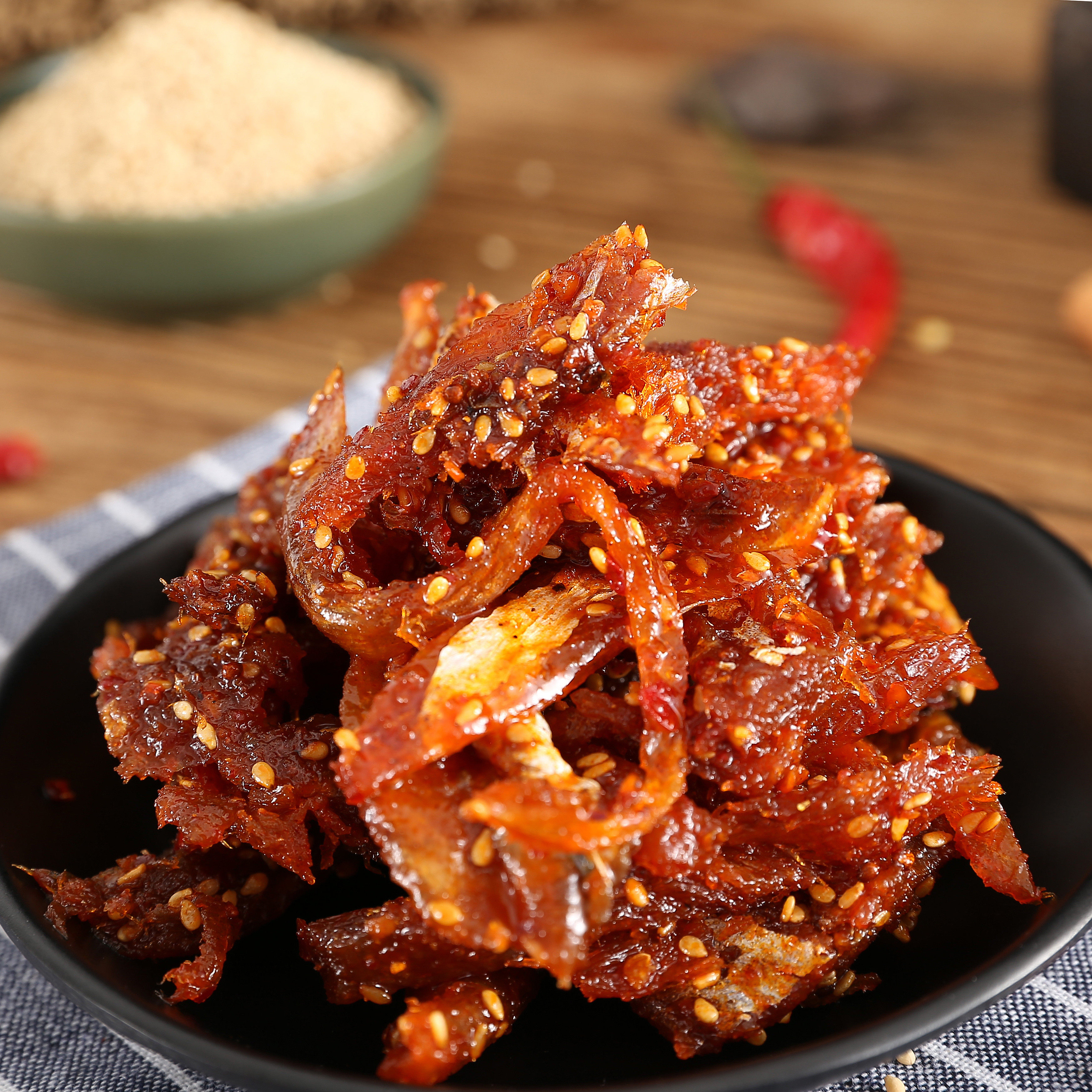 延边正宗太鱼手撕辣鱼丝鱼250克包邮延吉朝鲜族即食鱼零食