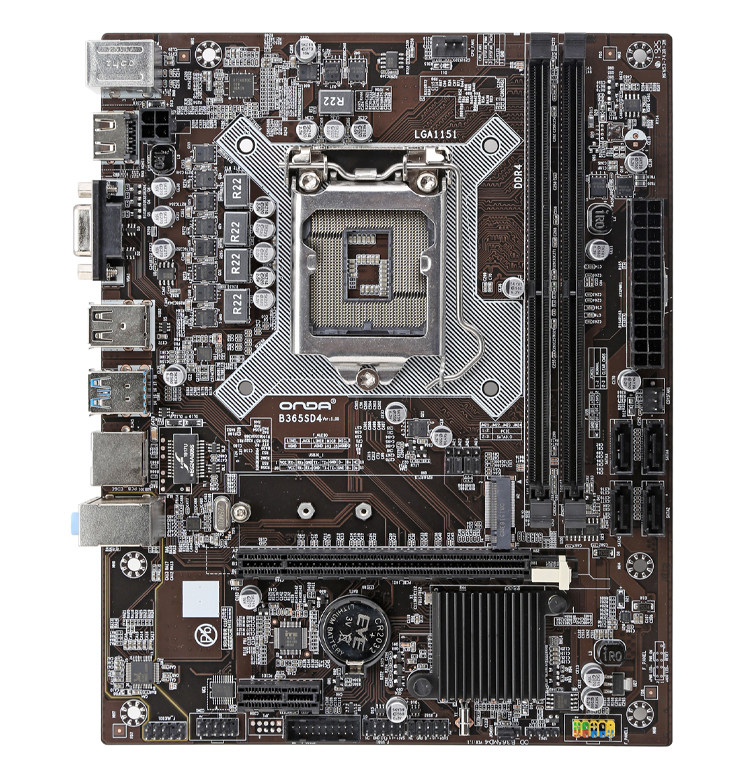 主板onda昂达b365cd4sd4台式机ddr4支持6789代cpu主板