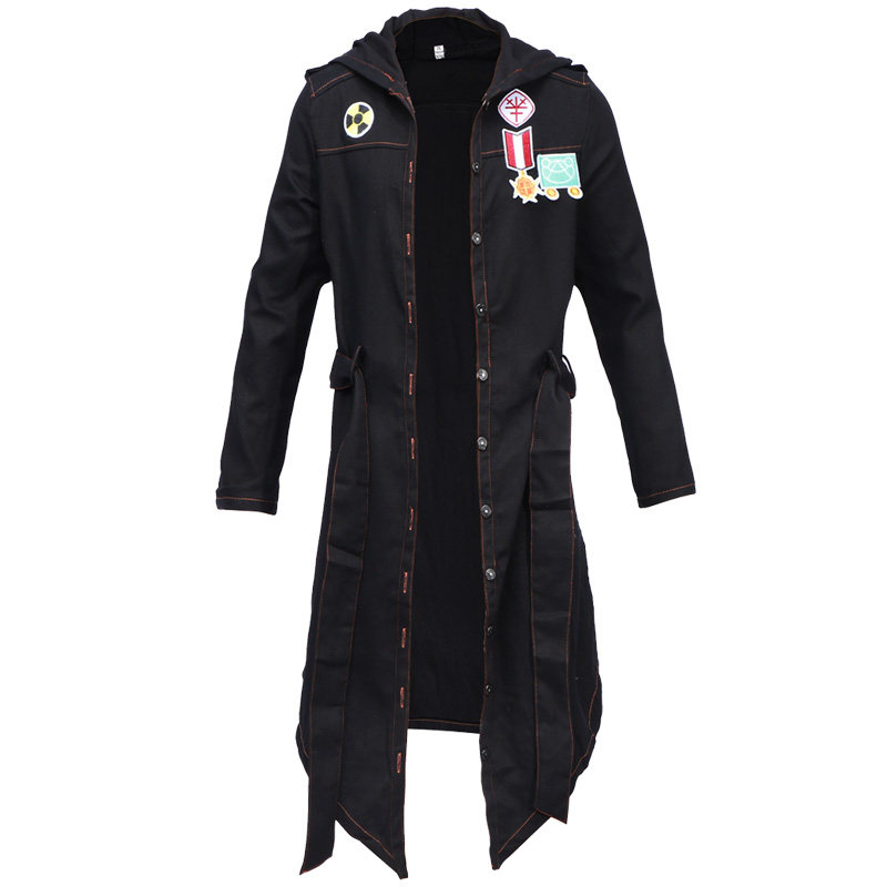 绝地求生吃鸡风衣男小学生套装儿童和平精英同款衣服黑色职业外套