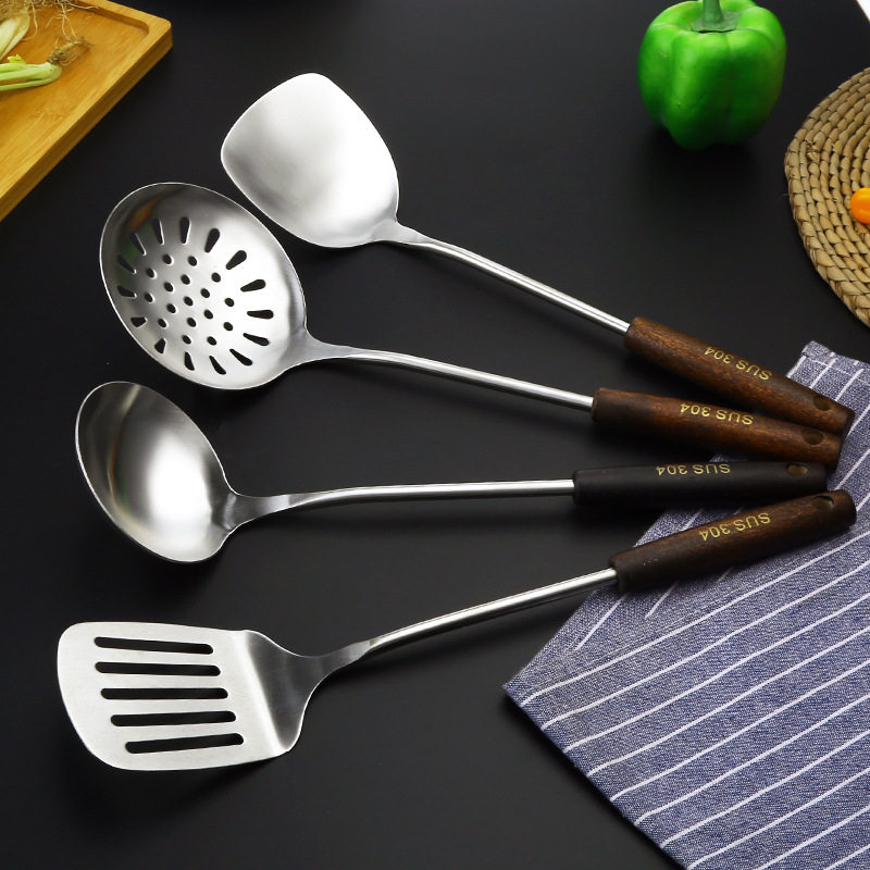 锅铲勺子德国炒菜炒勺套装厨房铲子菜锅漏勺锅铲