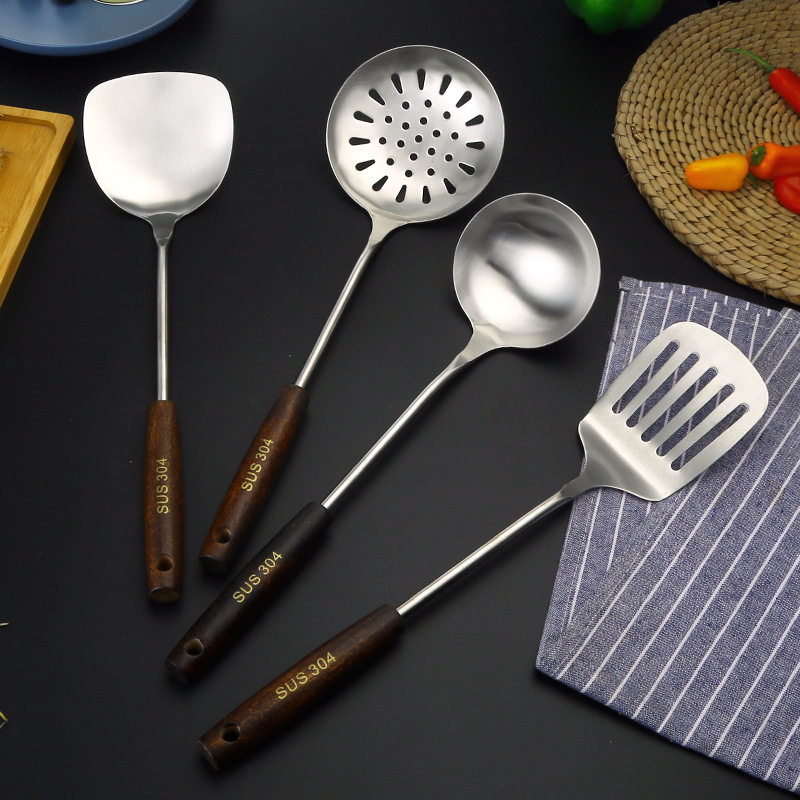 锅铲勺子德国炒菜炒勺套装厨房铲子菜锅漏勺锅铲