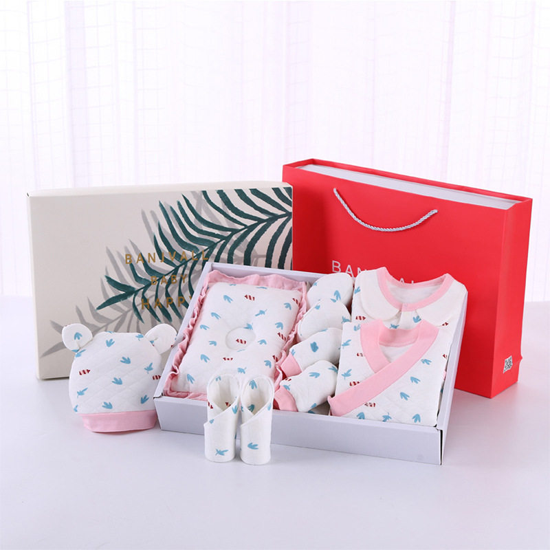 新生儿礼盒套装纯棉婴儿衣服秋冬用品刚出生初生满月套盒宝宝大全