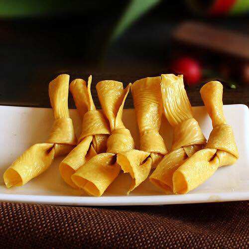 云南200g豆皮凉拌火锅油豆特产干货扣结结豆豆腐干