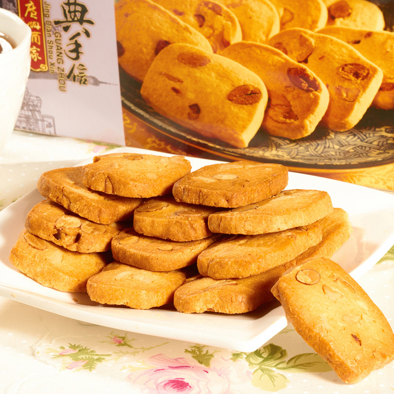 年货广州酒家利口福西关年糕酥饼礼盒480g特产传统中式糕点