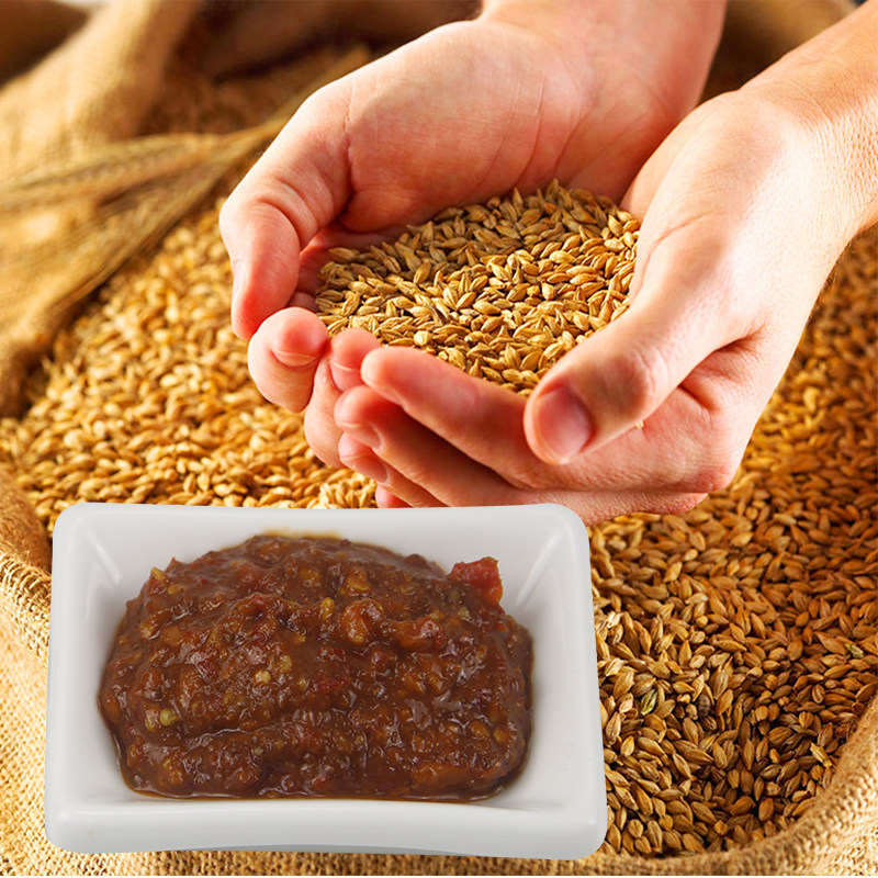 湖北武穴农家土特产自制麦籽麦子380g下饭酱菜辣椒酱