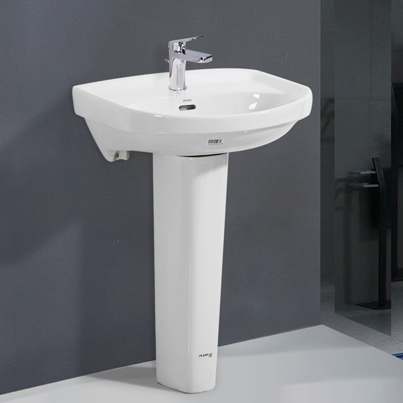 toto柱盆lwn251cblwn251cfb立柱柱式挂墙洗脸盆手盆面盆立柱盆