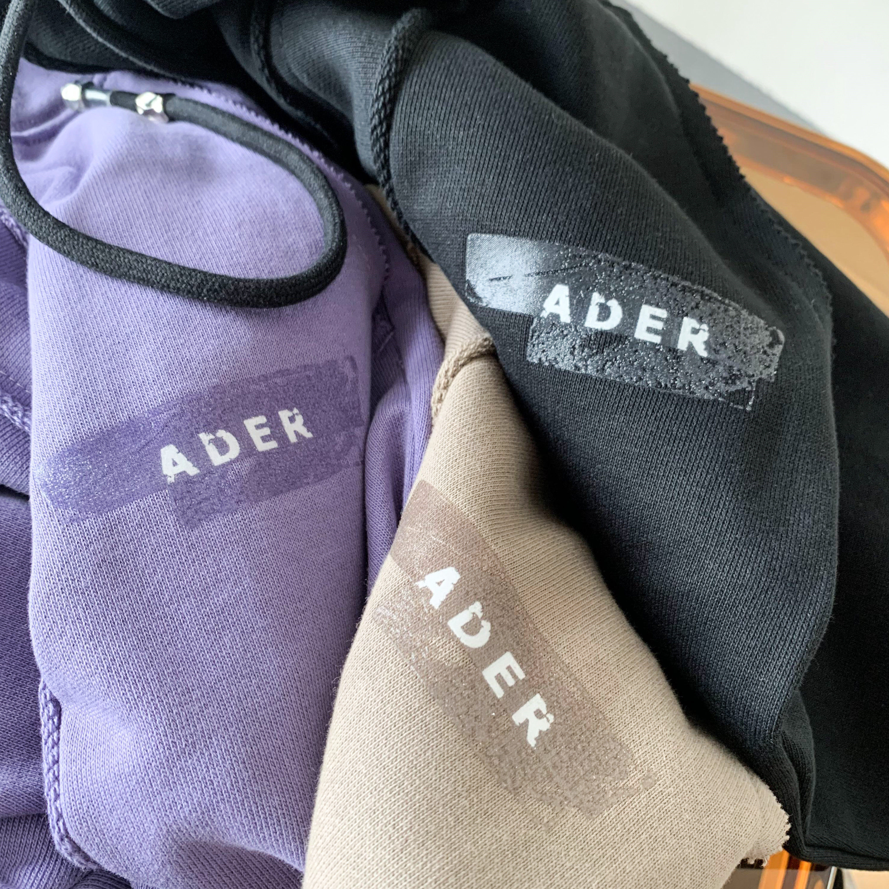 adererror21ss抽绳毛边设计运动休闲显瘦裤子男女休闲裤