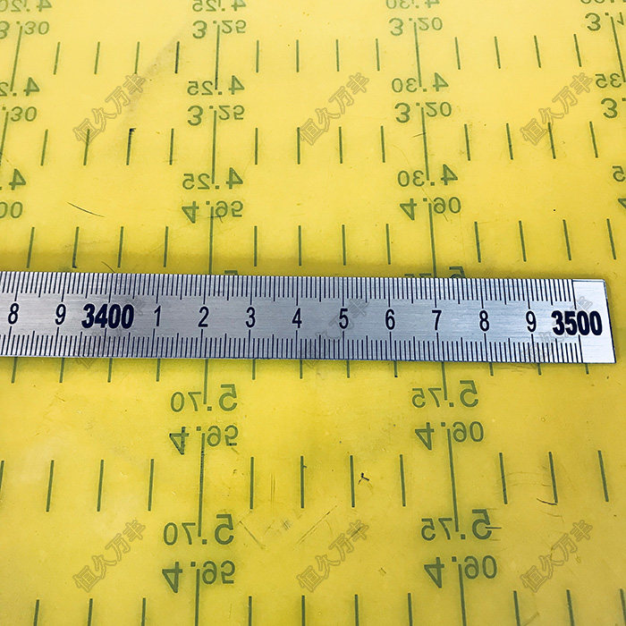3.5米钢尺拉丝直尺钢板19#0.5钢直尺