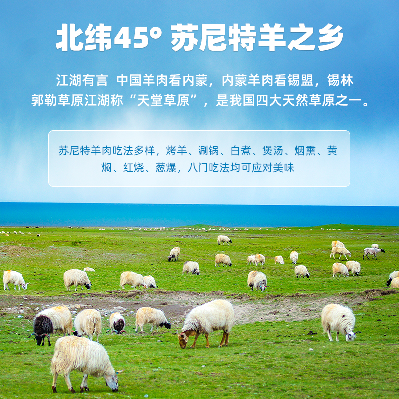 全羊25斤新鲜羊内礼盒盒装蒙古苏尼特无皮蝎子生羊肉