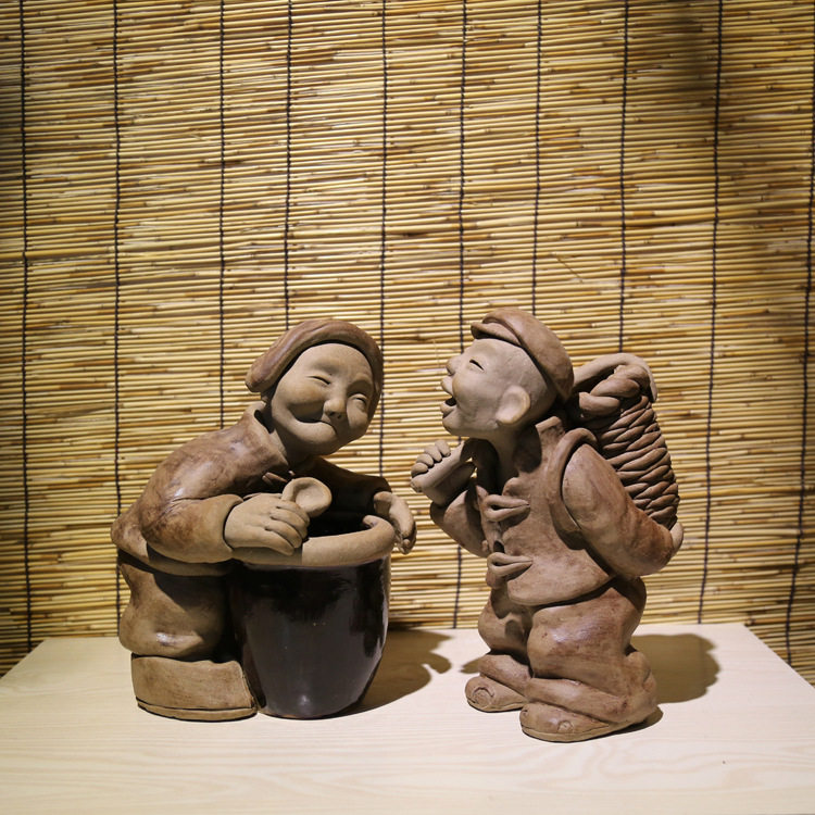 制作泥人泥塑工艺品摆件创意手工家居饰品其他特色工艺品