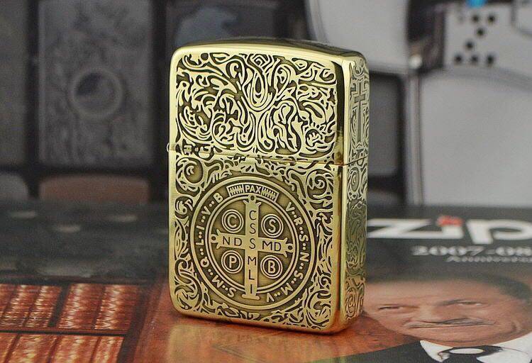 打火机火机之宝花纹十字丁十字zippo康斯坦神探地狱zippo