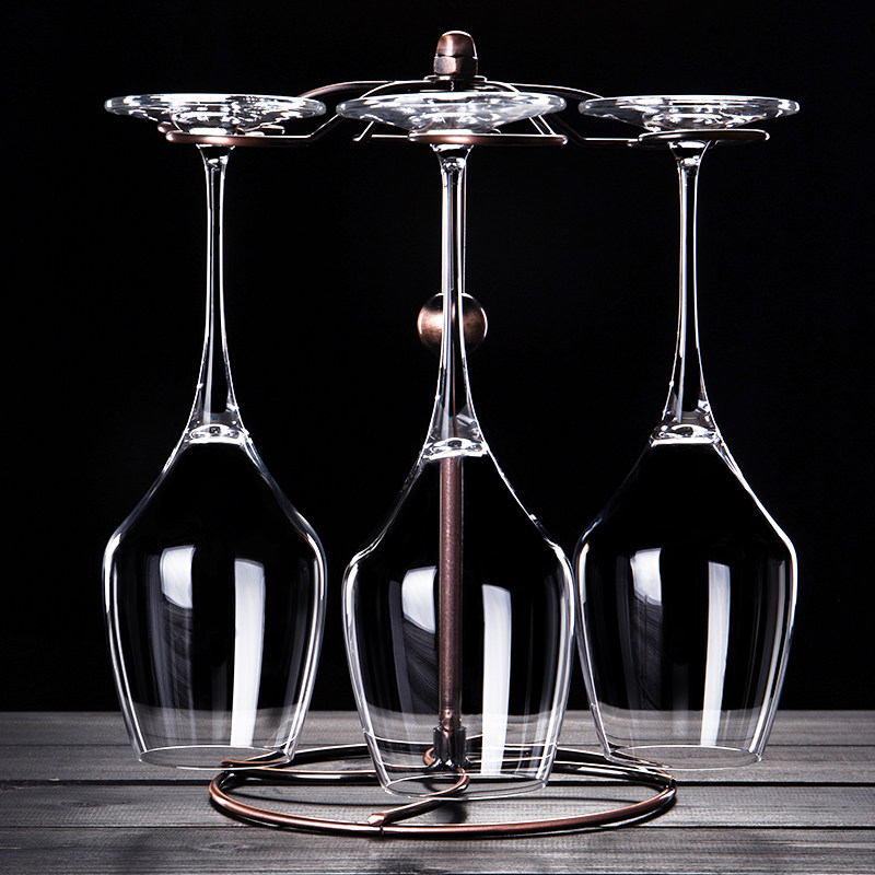架子酒杯格娜斯红酒家用高脚杯欧式复古创意倒挂酒架