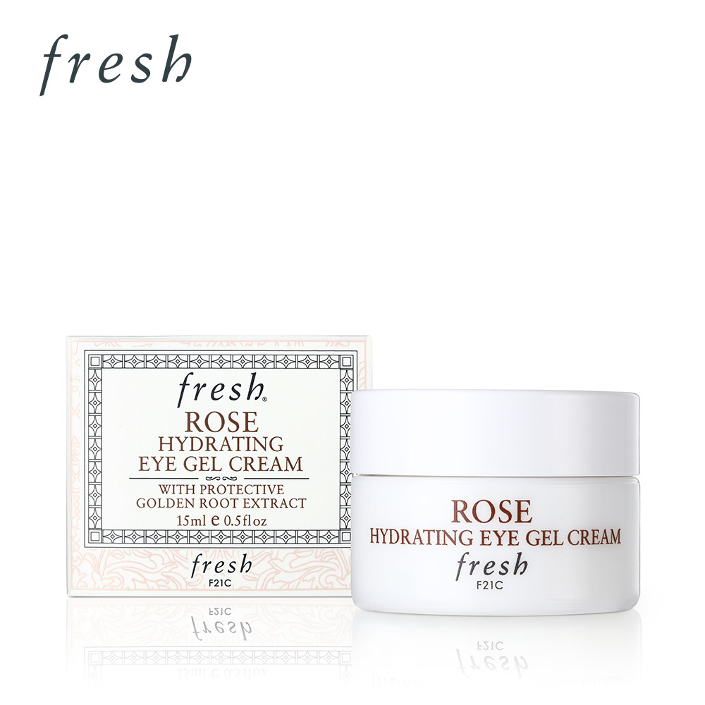 fresh馥蕾诗玫瑰润泽水凝眼霜15ml 补水保湿 滋养