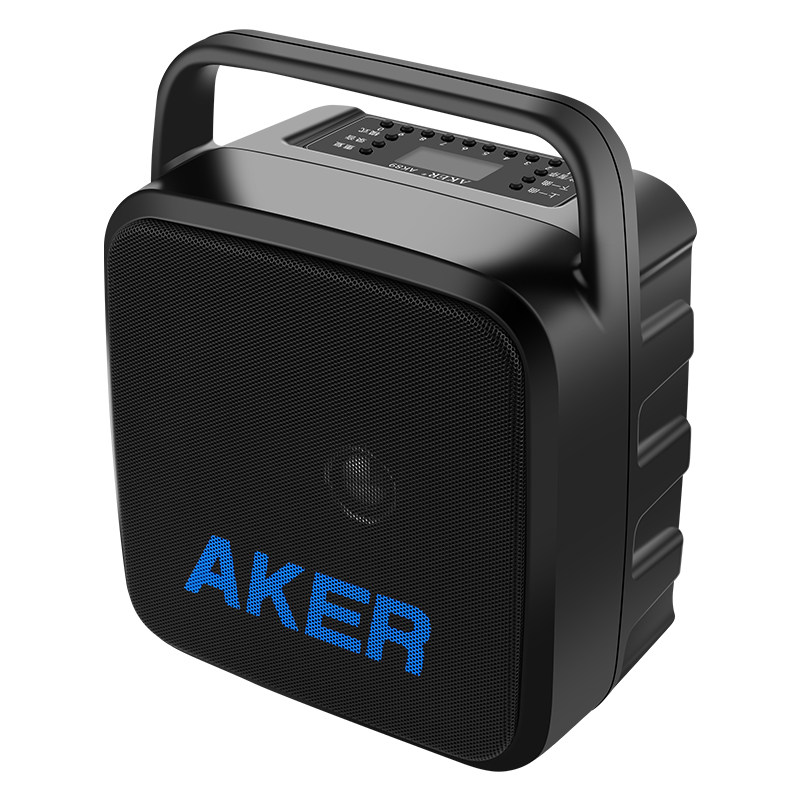 aker爱课ak89w无线蓝牙扩音器大功率户外演唱音响扩音器
