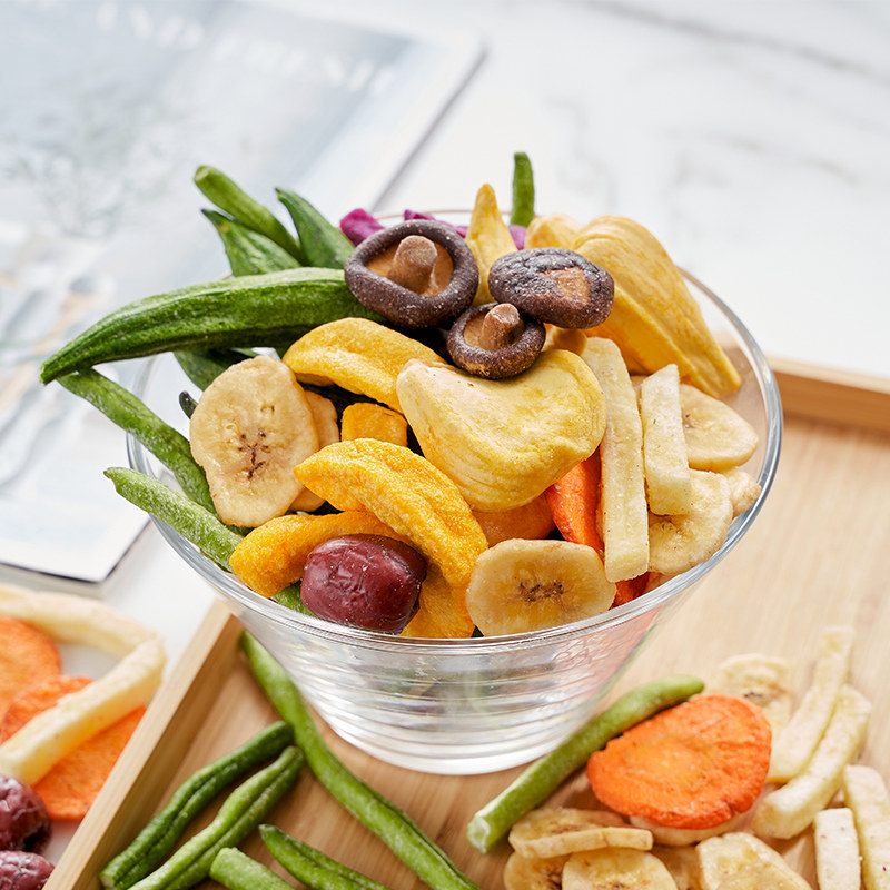 果蔬蔬菜干果混合500g零食水果冻干菠萝蜜冻干水果