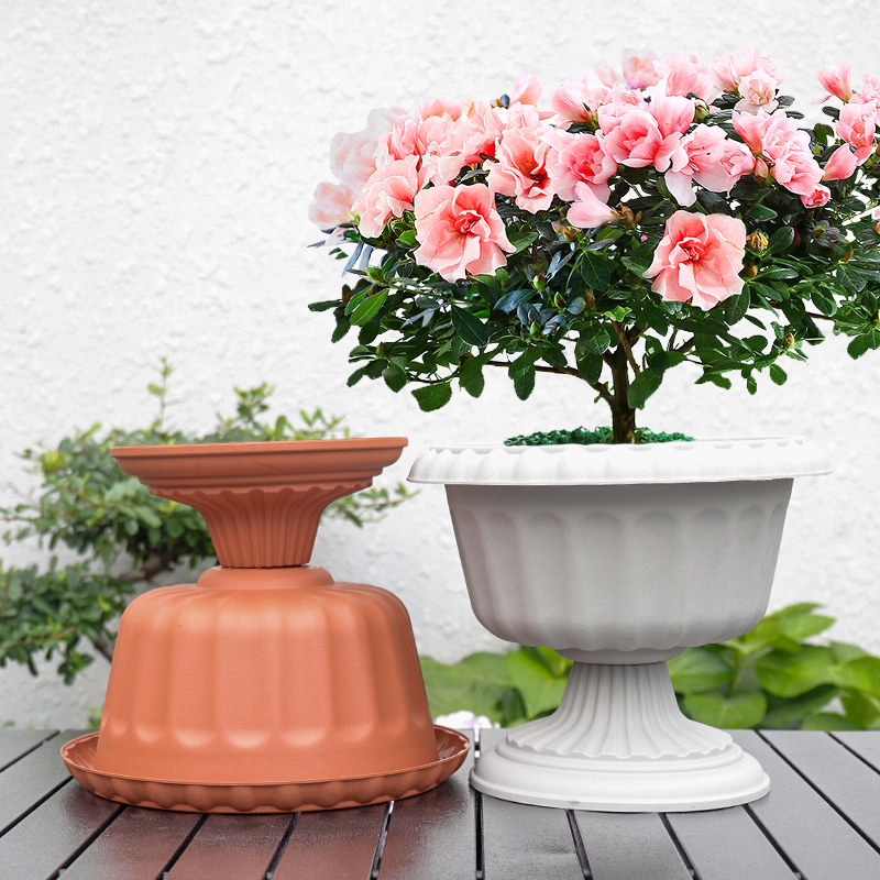 环球塑料花盆欧式做旧复古百万小玲矮牛绿萝花盆
