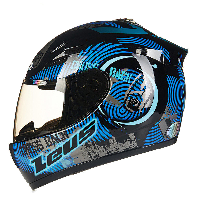中国台湾zeus瑞狮摩托车全盔赛车个性四季机车男女全覆式夏季头盔