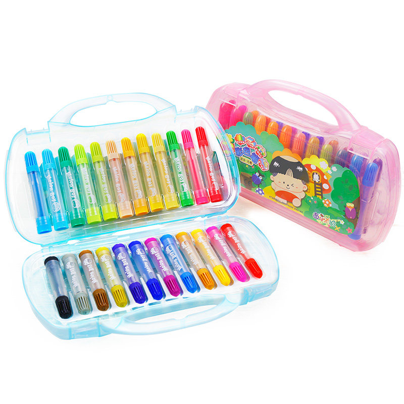 西瓜太郎24色水彩笔儿童画笔彩色笔幼儿园宝宝画画笔绘画套装包邮