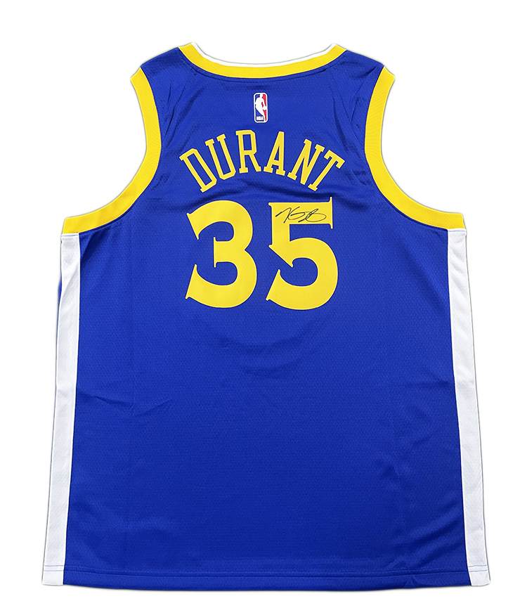 裱kd凯文杜兰特亲笔签名球衣 勇士队35号 带证书 装 - 痕风的起点