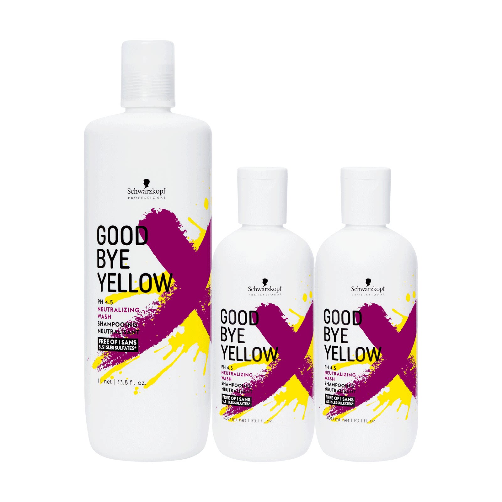 德国施华蔻去黄洗发水gby漂发后祛黄移黄紫色退褪黄发膜分装小样