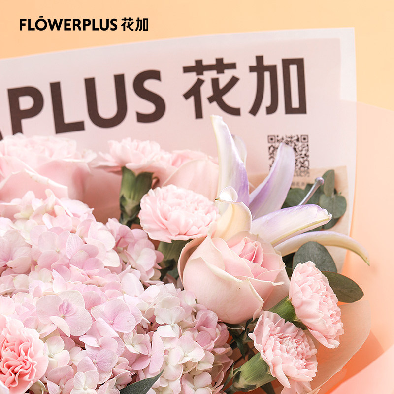 当日日达flowerplus花加恬梦芳华上海北京同城送花鲜花速递同城