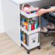 Dormitory trolley clamp storage multi-storey floor kitchen bedroom cosmetic bedside desk snack stand Dormitory trolley clamp storage multi-storey floor kitchen bedroom cosmetic bedside desk snack stand