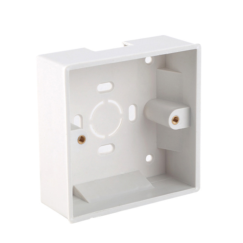 国际电工接线盒暗盒线盒底盒118型通用开关插座暗盒暗装 二位小盒