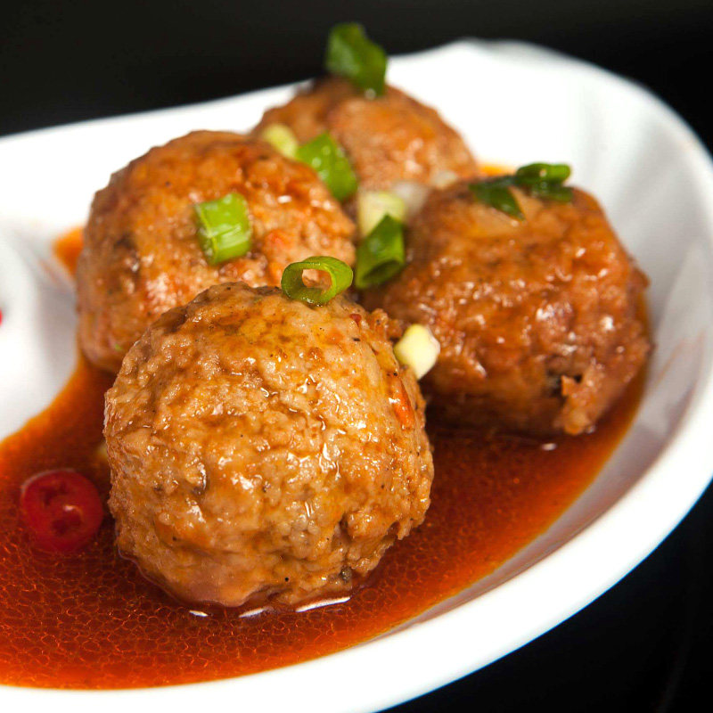 正宗肉类二件熟食包装猪肉扬州肉圆丸子四喜猪肉类