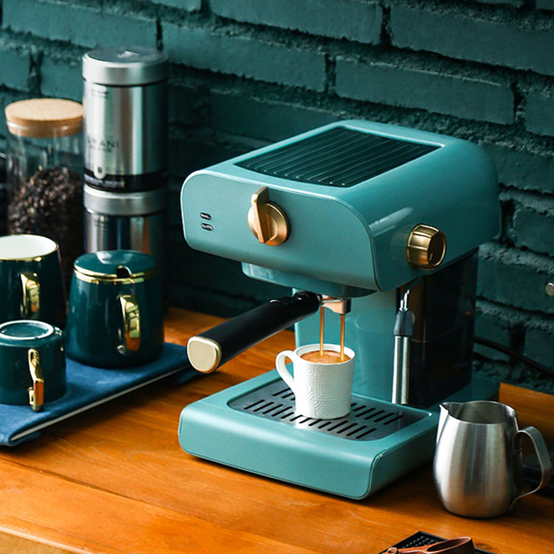 柏翠pe3320咖啡机家用小型半自动复古古意商用蒸汽咖啡机