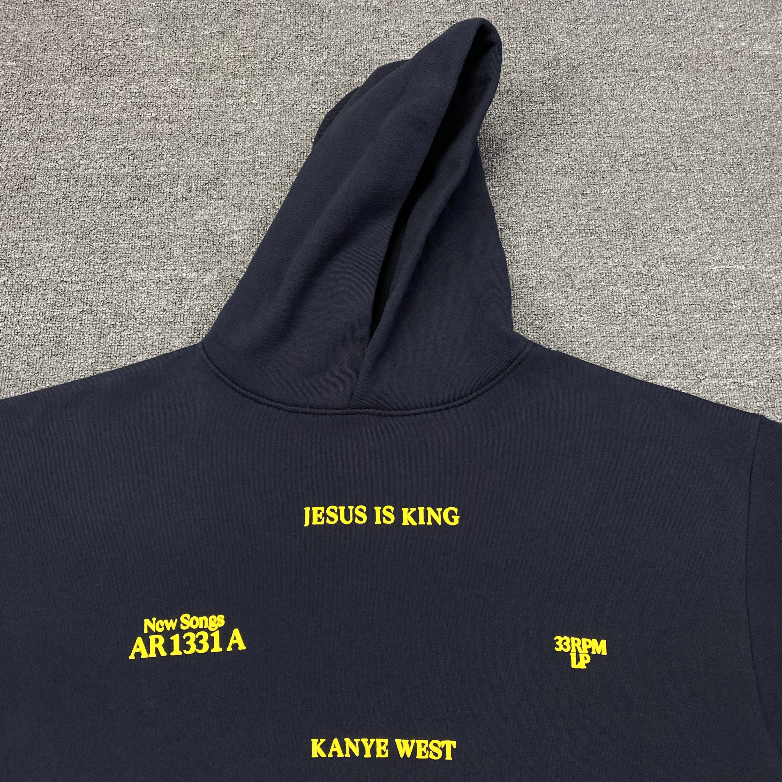 cpfm侃爷kanyejesusisking字母帽衫fog高街卫衣