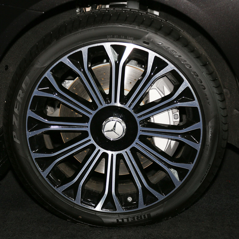轮毂2020款奔驰迈巴赫新款迈巴赫s450盖标改装轮胎盖轮毂盖
