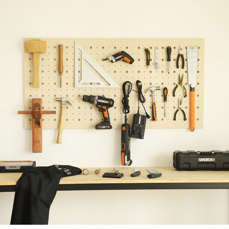 塞尚工具墙挂订制收纳工作室墙上装饰木质艺术搁板