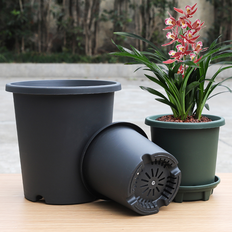 新款改良加厚树脂加仑盆控根盆可蓄水透气透水花盆