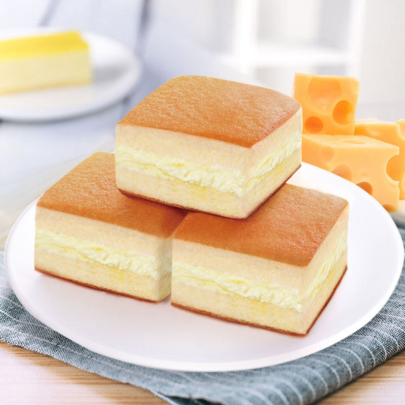 香蕉牛奶味奶油夹心蛋糕零食小面包早餐整箱小吃休闲懒人速美食品