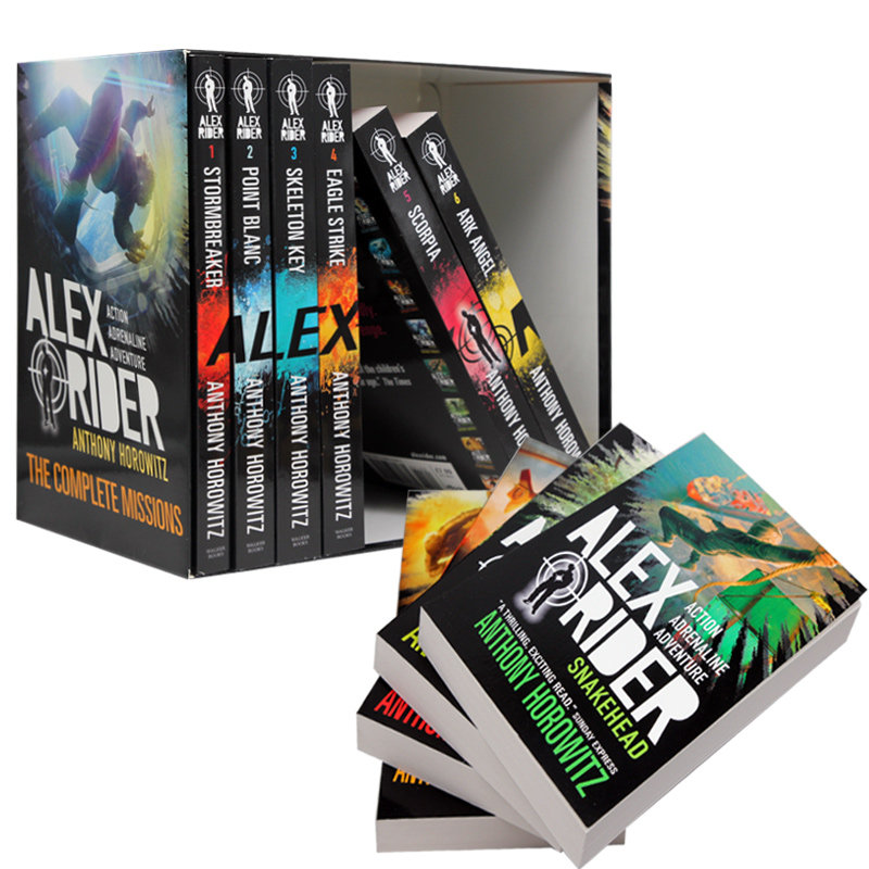 英文原版小说 alex rider the 10 book collection艾利克斯莱德1-10本