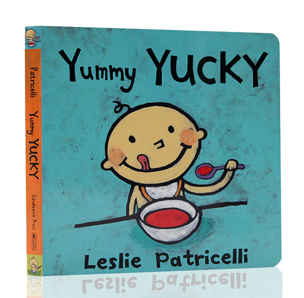 英文原版绘本 leslie patricelli 系列4册合售 yummy yucky big