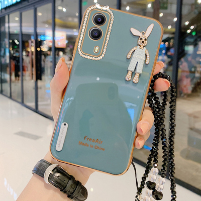 vivoy53s手机壳vivo保护y53s硅胶套5g版全包镜头防摔v2111a日韩卡通