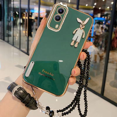 vivoy53s手机壳vivo保护y53s硅胶套5g版全包镜头防摔v2111a日韩卡通