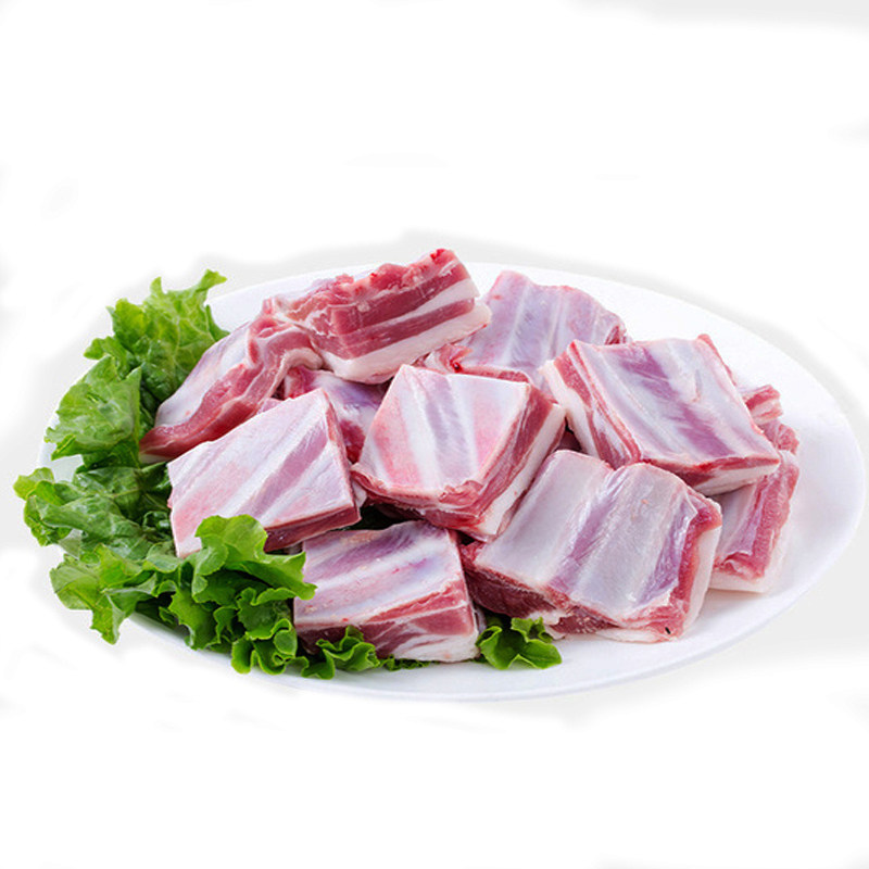 半排羊肋排烧烤鲜食生鲜新鲜羔羊生羊排冷冻冻羊生羊排