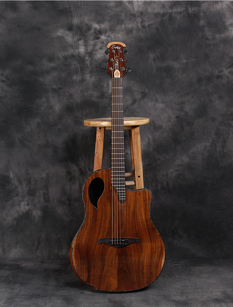 吉他伊斯顿龟背单板民谣41寸电箱木吉演奏者黄家驹吉他-民谣吉他