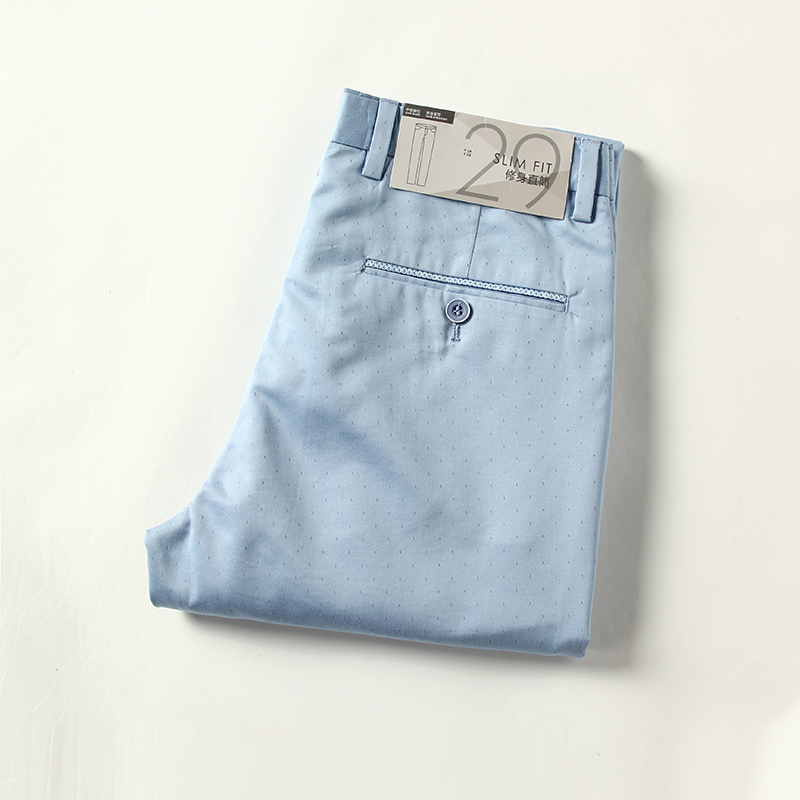 柜子剪标处理夏装薄款休闲裤男士时尚休闲长裤子男裤修身直筒长裤