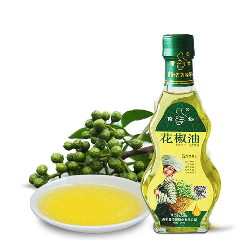 贵州顶坛花椒油特麻小瓶家用装238ml青花椒麻油厨房食用调味油