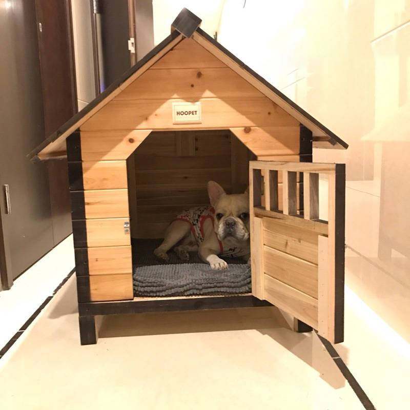 狗窝户外防雨木屋室内宠物法斗房子木头狗屋窝