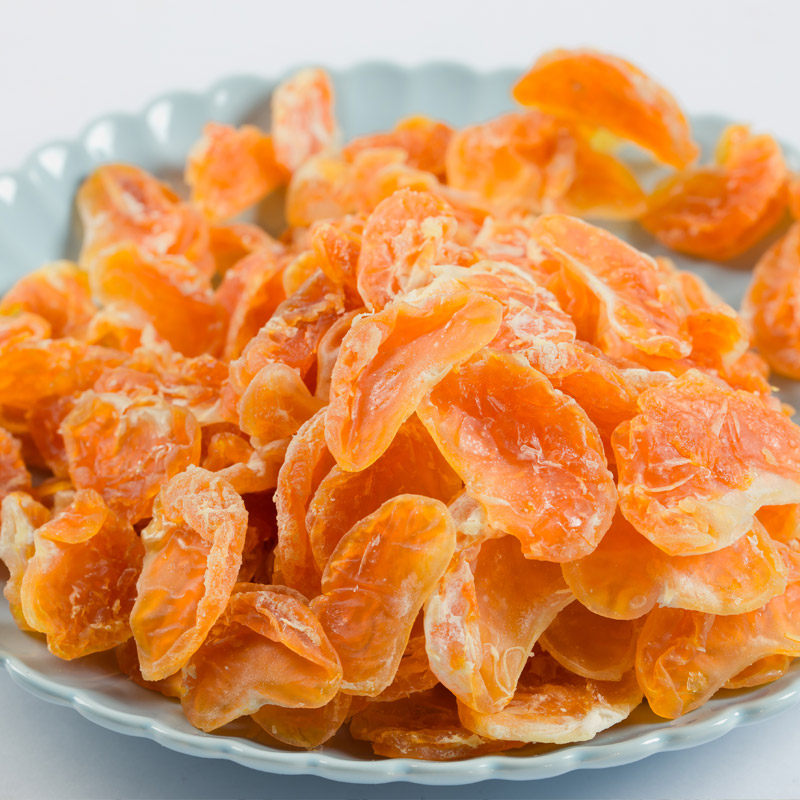 【果与果 橘子干添加果汁】桔子片金桔干酸甜果脯蜜饯小吃零食50g