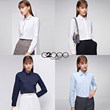 G2000 Women's 2021 Autumn New Business Dress Long Sleeve White Shirt Professional Commuter Work Interview Shirt G2000 Women's 2021 Autumn New Business Dress Long Sleeve White Shirt Professional Commuter Work Interview Shirt