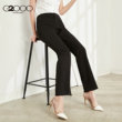 G2000 Women's Business Casual Work Western Pants Black Temperament Medium Waist Straight Tube Formal Pants G2000 Women's Business Casual Work Western Pants Black Temperament Medium Waist Straight Tube Formal Pants
