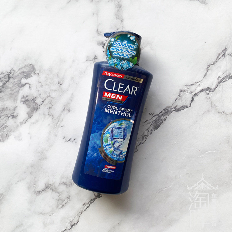 泰国clear清扬洗发水薄荷柠檬清爽运动控油补水洗发水