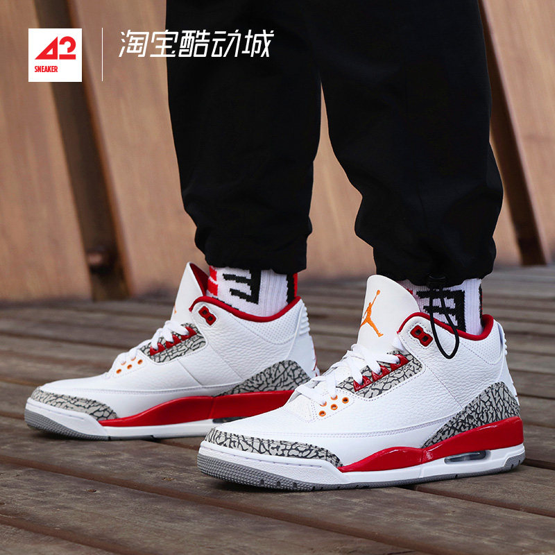 现货运动家airjordanaj3白酒阿姆超级碗篮球鞋篮球鞋